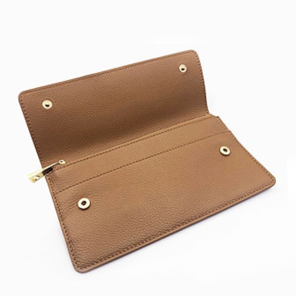 Escada Leather Cognac Wallet